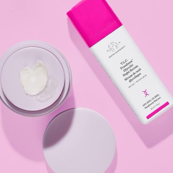 NEW Drunk Elephant T.L.C Night Serum and Lala Retro Whipped Cream Set Duo - Picture 2 of 4